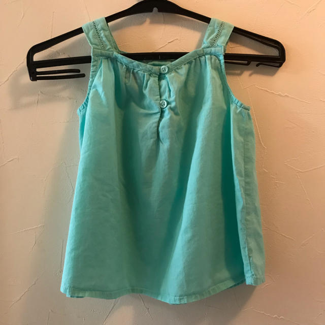 Old Navy(オールドネイビー)のOLDNAVY H&M 水色トップス 2点セット キッズ/ベビー/マタニティのキッズ服女の子用(90cm~)(Tシャツ/カットソー)の商品写真