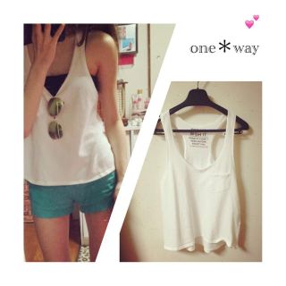 ワンウェイ(one*way)のone＊way❤️タンクトップ(タンクトップ)