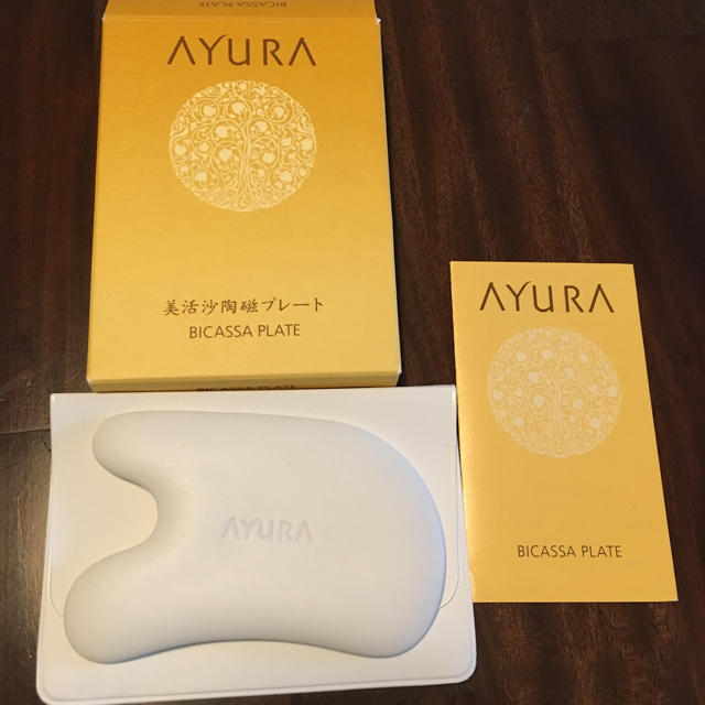 AYURA(アユーラ)のAYURA カッサ陶磁プレート スマホ/家電/カメラの美容/健康(フェイスケア/美顔器)の商品写真