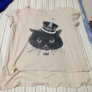 ラグナムーン(LagunaMoon)のCATプリントTシャツ ラグナ  美品(Tシャツ(半袖/袖なし))