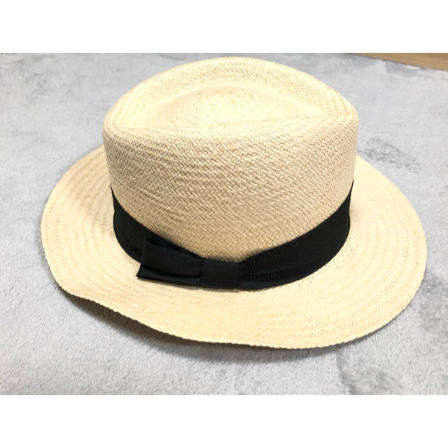 TOMORROWLAND(トゥモローランド)のトゥモローランド パナマハット  未使用品 レディースの帽子(麦わら帽子/ストローハット)の商品写真