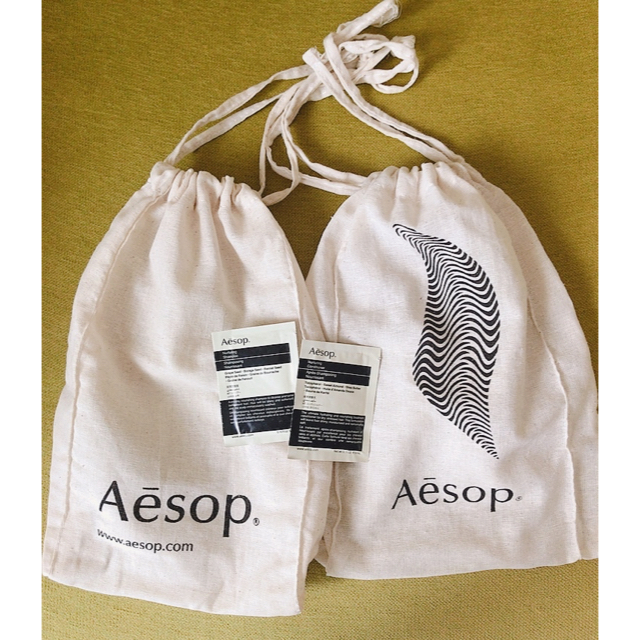 Aesop(イソップ)のイソップ :巾着セット レディースのバッグ(ショップ袋)の商品写真