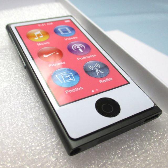 Apple - ☆新品☆ iPod nano 第7世代 16GB 希少/本物スペースグレイ ...
