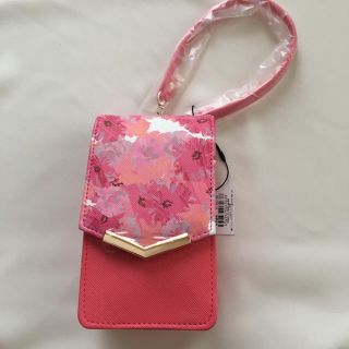 セシルマクビー(CECIL McBEE)の新品 セシルマクビー 花柄 マルチケース タバコケース シガレットケース ピンク(ポーチ)