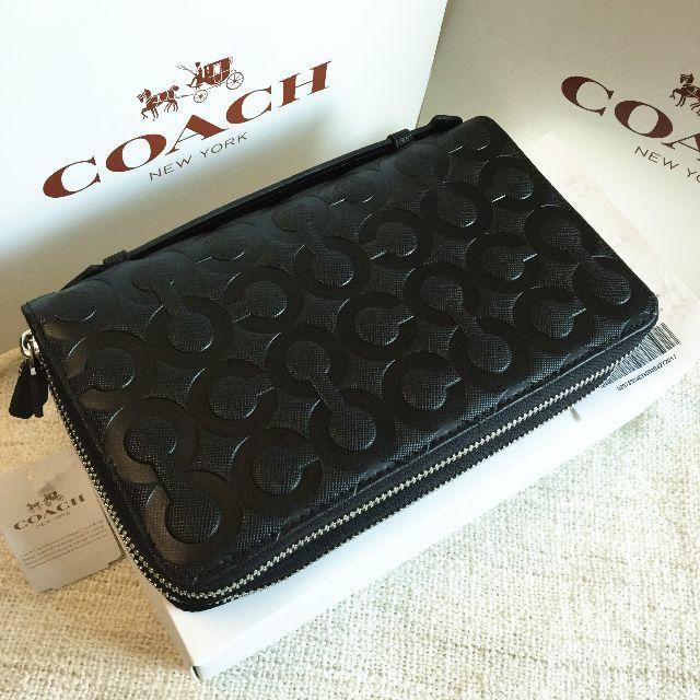 COACH - Coach長財布 F77288 ブラック メンズ用財布の通販 by ゅしこ's shop|コーチならラクマ