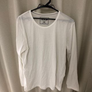 イッカ(ikka)のikka 白 ロングtシャツ (Tシャツ/カットソー(七分/長袖))