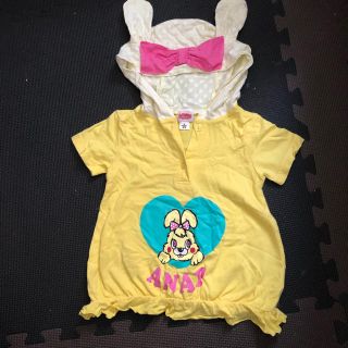 アナップキッズ(ANAP Kids)のANAP KIDS ポンポンちゃんtシャツ (Tシャツ/カットソー)