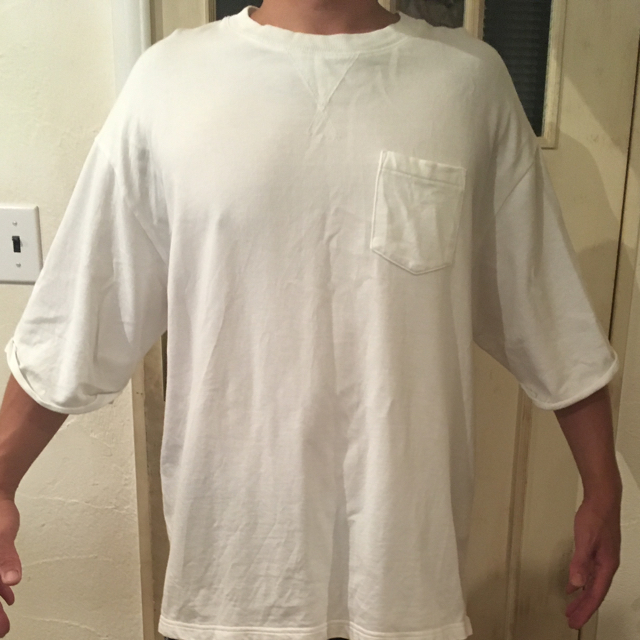 coen(コーエン)のcoen ビッグシルエットTシャツ L 白 メンズのトップス(Tシャツ/カットソー(半袖/袖なし))の商品写真