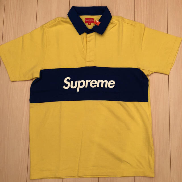 【s】supreme 2016ss rugby s/s shirt