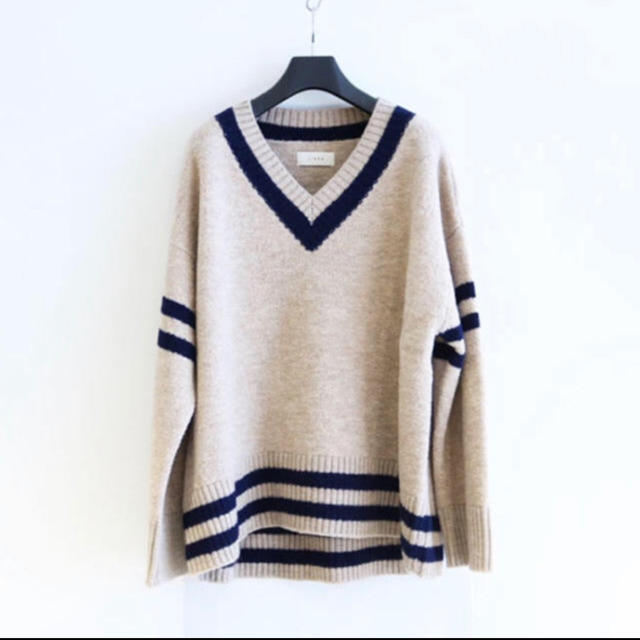 OVER V-NECK KNIT/Vネックニット サイズ1