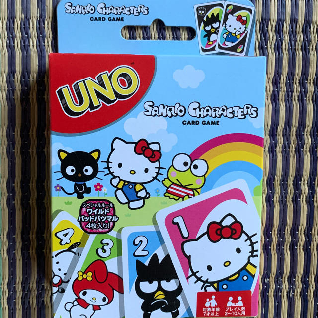 サンリオ(サンリオ)の【新品未開封】UNO カードゲーム サンリオキャラクターズ エンタメ/ホビーのテーブルゲーム/ホビー(トランプ/UNO)の商品写真