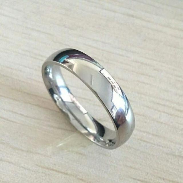 シンプルラウンドリング☆シルバー メンズのアクセサリー(リング(指輪))の商品写真