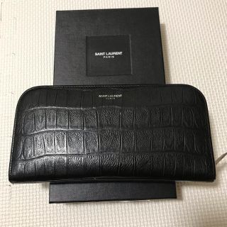 サンローラン(Saint Laurent)のサンローラン  saint raurent クロコ 長財布 売り切り(長財布)