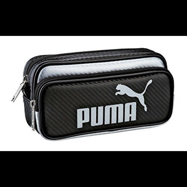 PUMA(プーマ)のPUMA プーマ カラーカーボンWペンケース インテリア/住まい/日用品の文房具(ペンケース/筆箱)の商品写真
