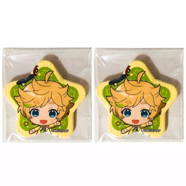 新品★あんスタ★Switch【春川宙】アニカフェ★缶バッジ★2点セット 新品☆あんスタ☆Switch【春川宙】アニカフェ☆星型缶バッジ☆2