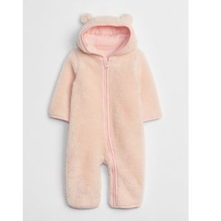 ベビーギャップ(babyGAP)の【未使用】GAP 3-6monthボアパーカー ピンク(ジャケット/コート)