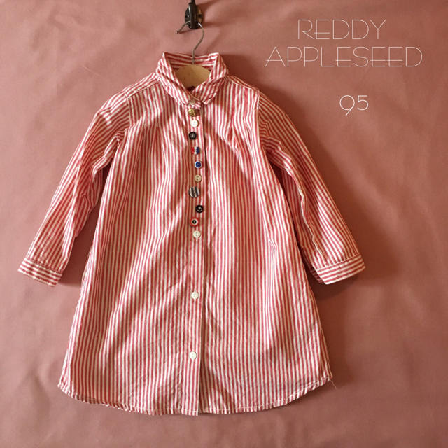 REDDY APPLESEED(レディーアップルシード)のREDDYAPPLESEED(レディーアップルシード)シャツワンピース キッズ/ベビー/マタニティのキッズ服女の子用(90cm~)(ワンピース)の商品写真