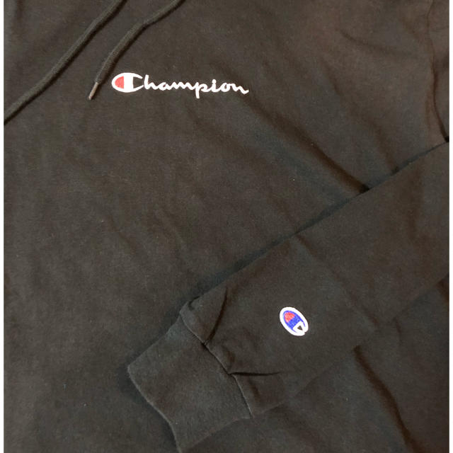 Champion(チャンピオン)のチャンピオンパーカー★ブラック★Mサイズ レディースのトップス(パーカー)の商品写真