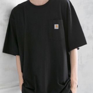 カーハート(carhartt)の新品 カーハート CARHARTT ポケット 付き 半袖 Tシャツ Lサイズ(Tシャツ/カットソー(半袖/袖なし))