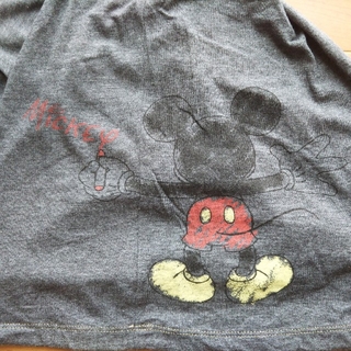 ピンクアドべ(PINK ADOBE)のPINK ADOBE×Disney　手描き風ミッキーTシャツ　M(Tシャツ(半袖/袖なし))