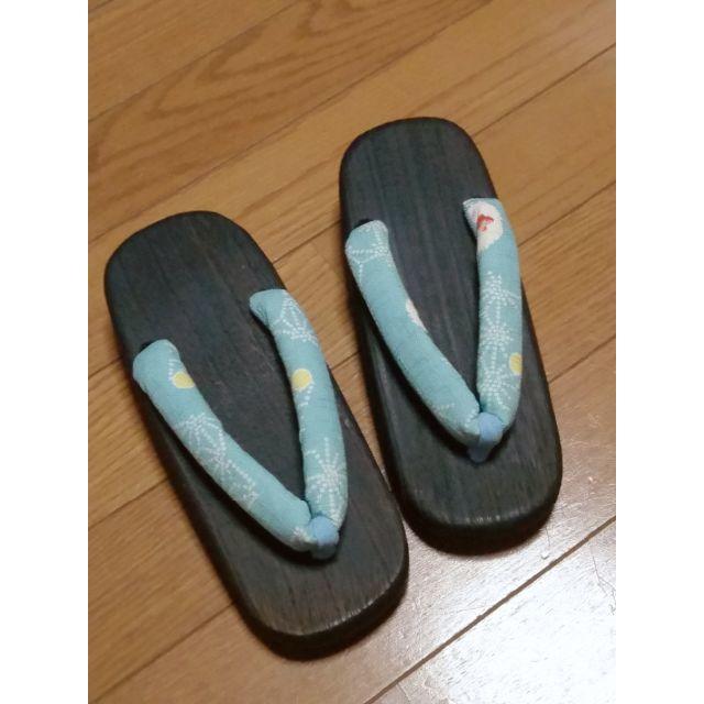 水色 下駄 レディースの靴/シューズ(下駄/草履)の商品写真