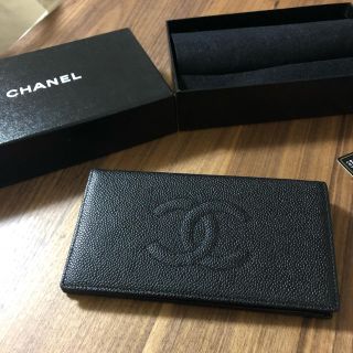 シャネル(CHANEL)のCHANEL キャビアスキン 長財布(財布)