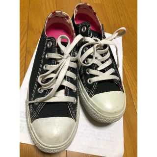 コンバース(CONVERSE)のコンバース黒24.5(スニーカー)