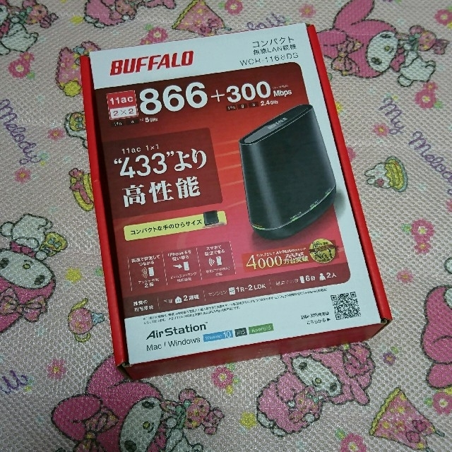 Buffalo(バッファロー)のBUFFALO WCR-1166DS スマホ/家電/カメラのオーディオ機器(その他)の商品写真