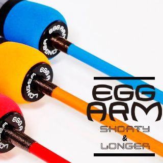 ジャッカル(JACKALL)のegg arm qhoaty ジャッカル　エッグアーム　ショーティー　レッド(ロッド)