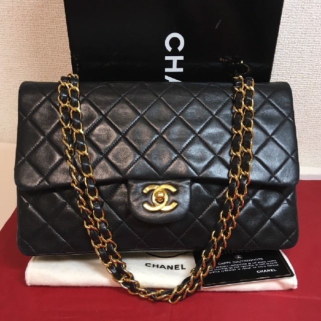 正規品! CHANEL 美品 シャネル マトラッセ ダブルフラップ チェーン
