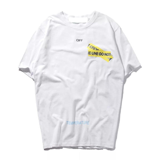 「海外爆発人気」 off-white 白 tシャツ XL 大人気モデル    メンズのトップス(Tシャツ/カットソー(半袖/袖なし))の商品写真