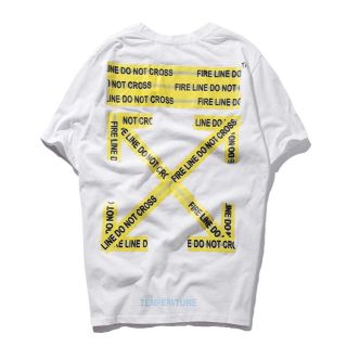 「海外爆発人気」 off-white 白 tシャツ XL 大人気モデル   (Tシャツ/カットソー(半袖/袖なし))