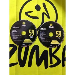 ズンバ(Zumba)のZUMBA　ズンバ　ZIN59　CD ＆ DVD　インストラクター専用(スポーツ/フィットネス)