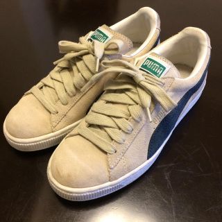 プーマ(PUMA)のPUMA＊スニーカー/ベージュ＆紺(スニーカー)