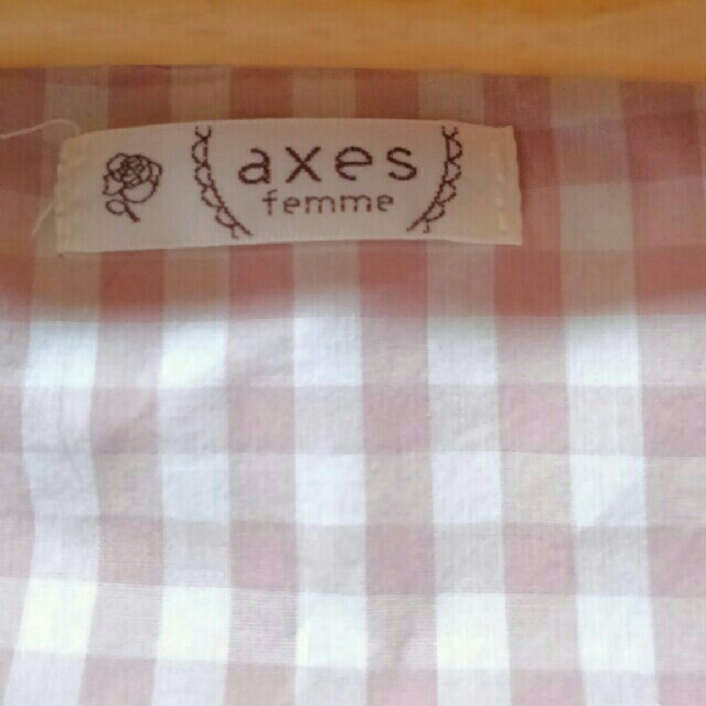 axes femme(アクシーズファム)のaxes femme ギンガムチェックワンピース レディースのワンピース(ひざ丈ワンピース)の商品写真