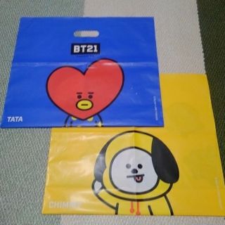 ボウダンショウネンダン(防弾少年団(BTS))のBT21 ショッピングバッグ TATA CHIMMY SHOOKY VAN(アイドルグッズ)