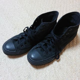 コンバース(CONVERSE)の◎千優様専用◎  コンバース ハイカット スニーカー ブラック 黒 25,0cm(スニーカー)