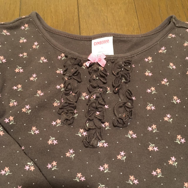 GYMBOREE(ジンボリー)のGYMBOREE 花柄カットソーワンピ 女の子120 キッズ/ベビー/マタニティのキッズ服女の子用(90cm~)(ワンピース)の商品写真