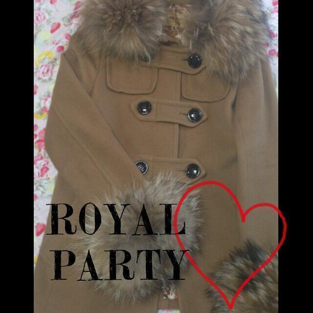 ROYAL PARTY(ロイヤルパーティー)のロイパ♡ショート レディースのジャケット/アウター(ロングコート)の商品写真