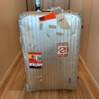 リモワ(RIMOWA)のリモワトパーズ2輪63㍑?シルバーアルミニウムスーツキャリーケース(トラベルバッグ/スーツケース)