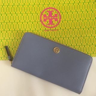 トリーバーチ(Tory Burch)の新品未使用♡トリーバーチブルーロビンソン財布(財布)