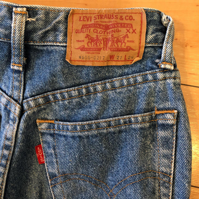 Levi's(リーバイス)の超希少 90s ビンテージ リーバイス 606 w606 ハイウェスト スリム レディースのパンツ(デニム/ジーンズ)の商品写真