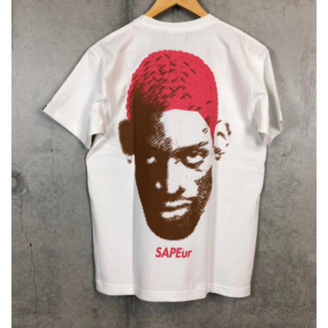 【XXL】SAPEur ロッドマン Tシャツ CORAL PINK ホワイト メンズのトップス(Tシャツ/カットソー(半袖/袖なし))の商品写真