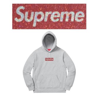 シュプリーム(Supreme)の K様専用★supreme  swarovski box logo (パーカー)