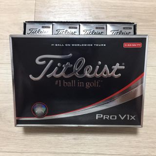 タイトリスト(Titleist)のタイトリスト V1X 2017  新品未使用 1ダース ダブルナンバー 12個(ゴルフ)