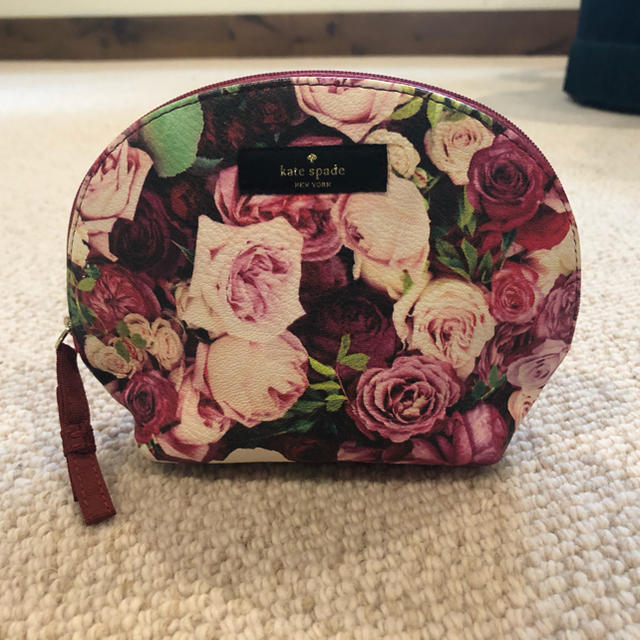 ケイトスペード  kate spade ローズ柄 ポーチ