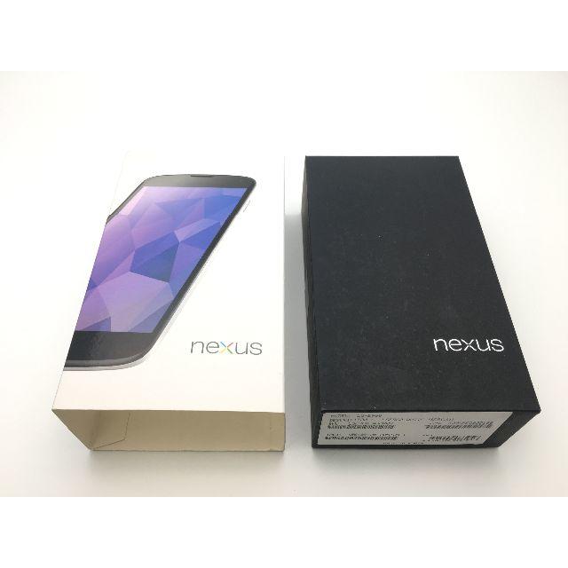 SIMフリー NEXUS 4 LG-E960 ホワイト 16GB◆新品未開封◆