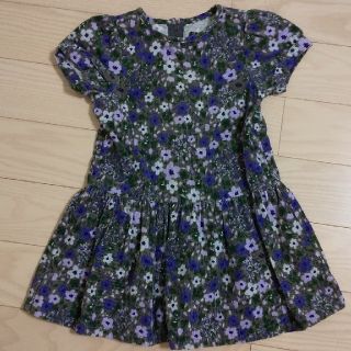 ベベ(BeBe)の新品同様　べべ BEBE bebe 100cm 花柄ワンピース(ワンピース)