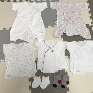 ファミリア(familiar)のjeanslover様専用 ファミリア新生児 肌着5枚&靴下2セット(肌着/下着)