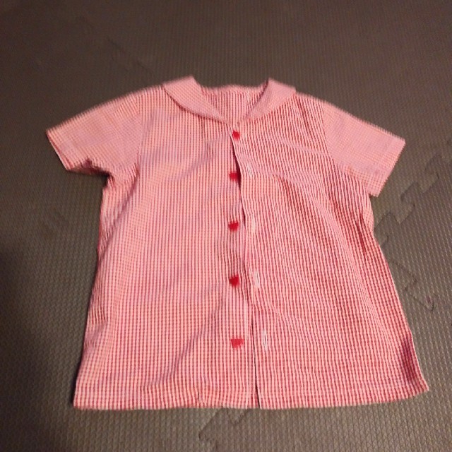 mikihouse(ミキハウス)のチェックシャツ キッズ/ベビー/マタニティのキッズ服女の子用(90cm~)(ブラウス)の商品写真